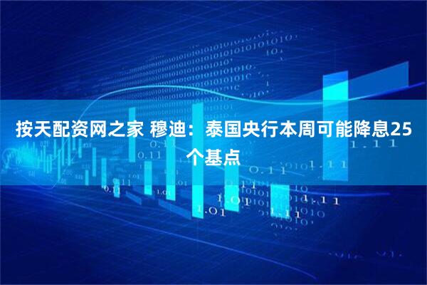 按天配资网之家 穆迪：泰国央行本周可能降息25个基点