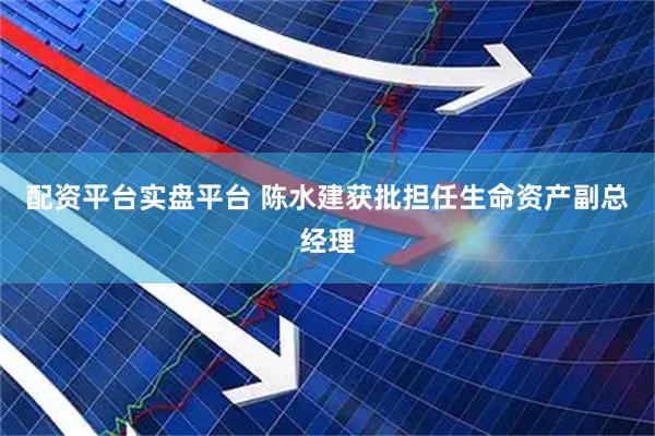 配资平台实盘平台 陈水建获批担任生命资产副总经理